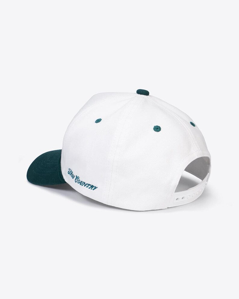 Countryside Script Embroidered Rope Hat