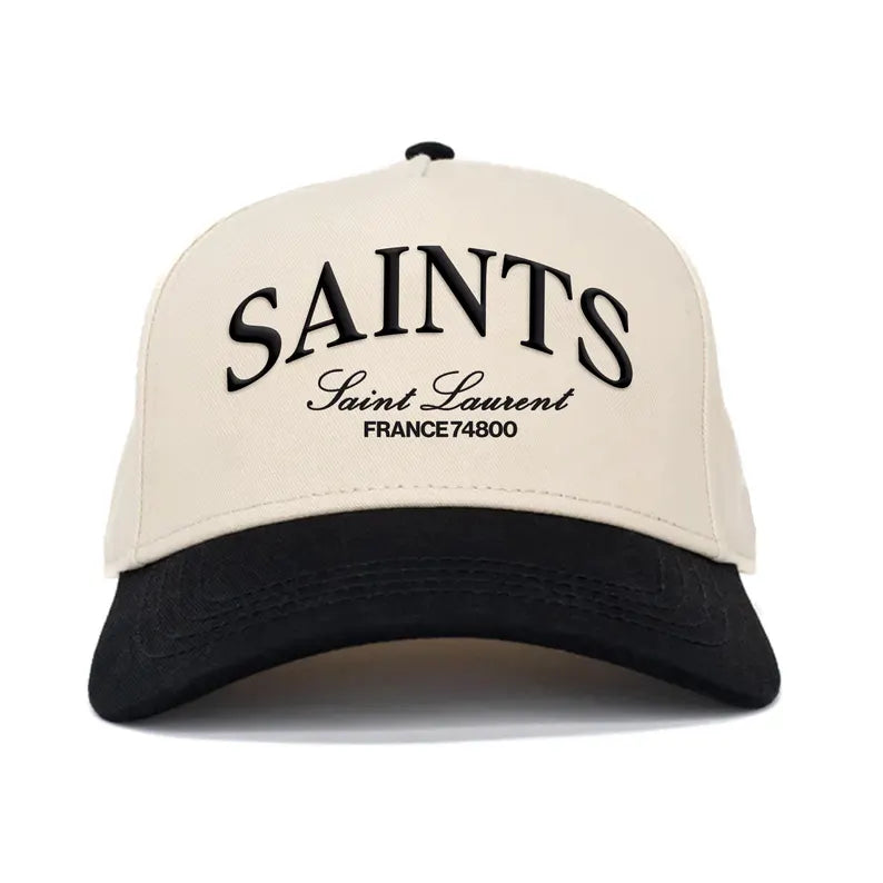 Vintage Saint Laurent Horse Racing Club Cap: Handmade Print