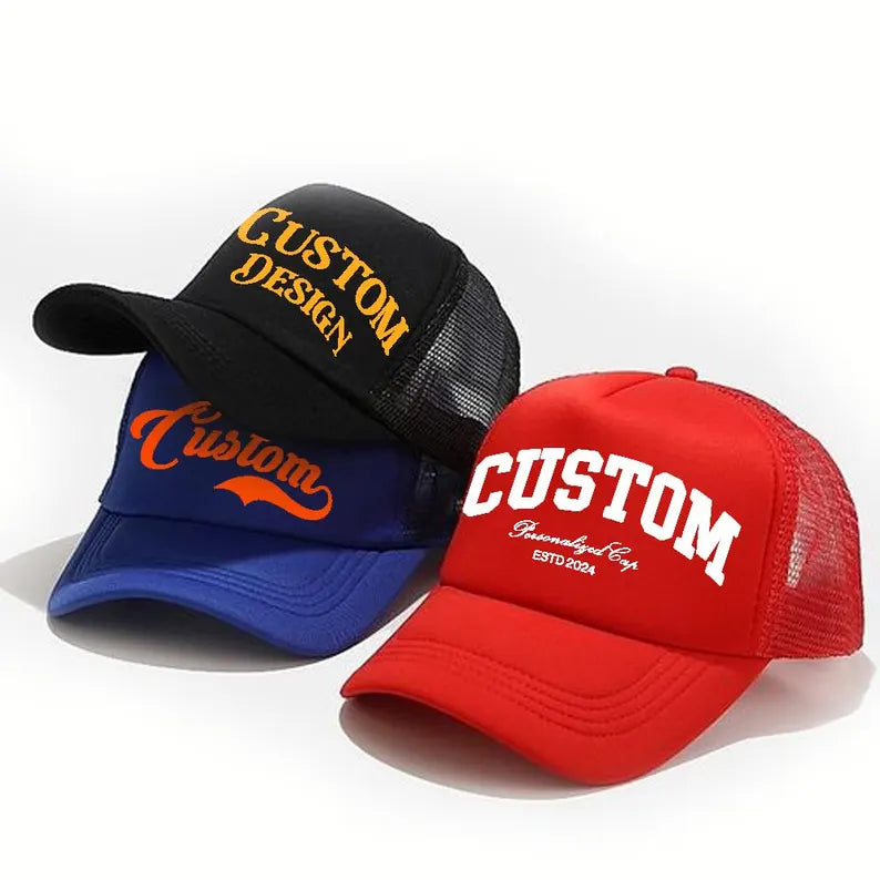 Custom Embroidered Trucker Hat: Personalized Rope Snapback Cap