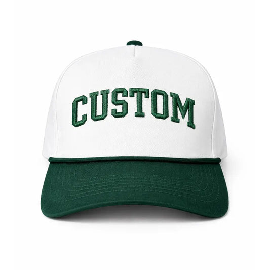 Custom Embroidered Trucker Hat: Personalized Rope Snapback Cap