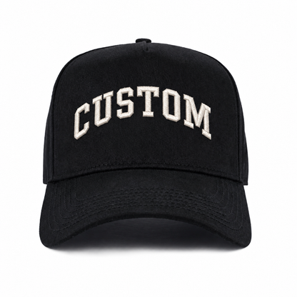 Custom Embroidered solid color snapback Hat