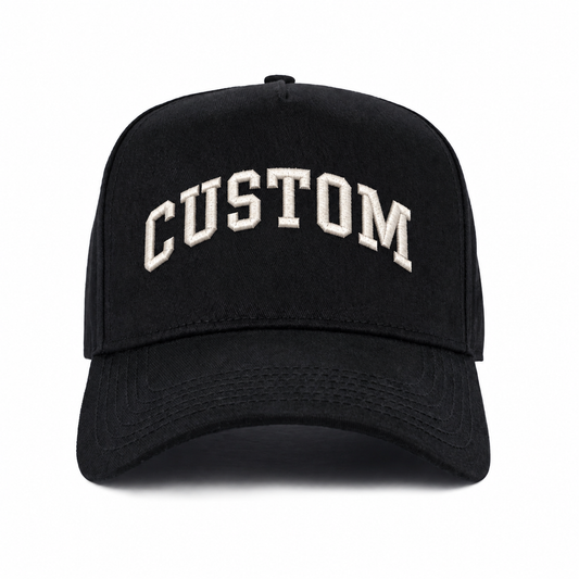 Custom Embroidered solid color snapback Hat