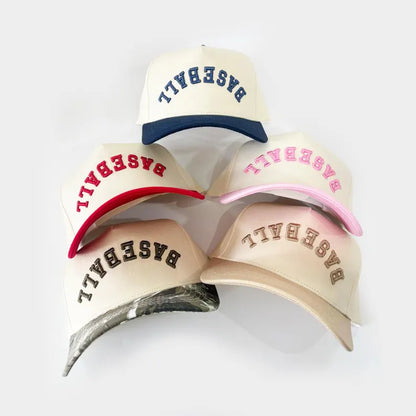 Custom Embroidered Stripe Trucker Hat, Two-Tone Baseball Cap