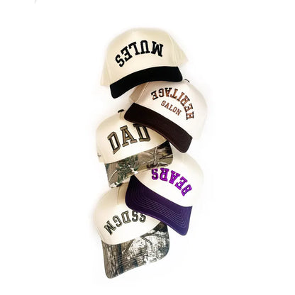 Custom Embroidered Two-Tone Snapback Cap: Personalized Cotton Hat