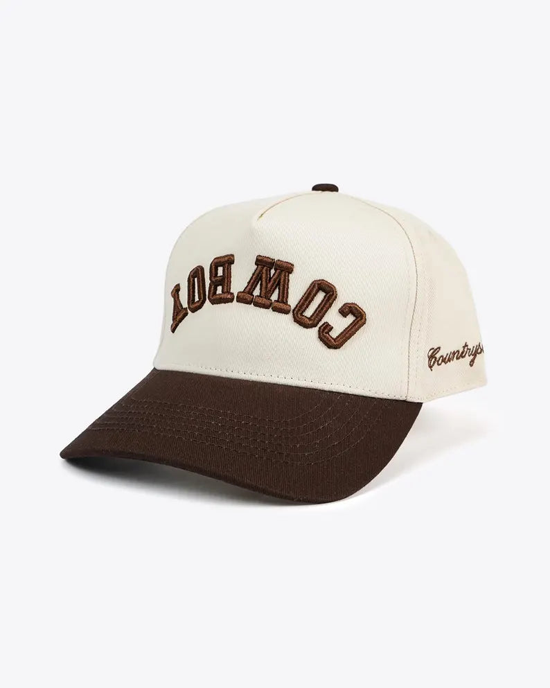 COWBOY Upside Down Trucker Hat