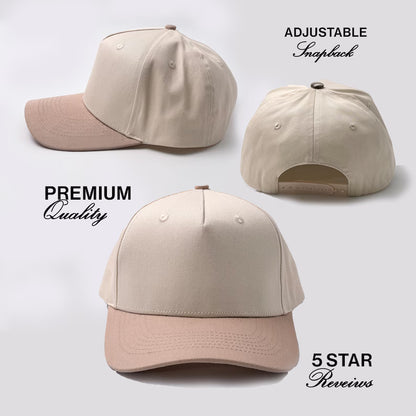 Custom Embroidered Camo Snapback Hat: Personalized Text