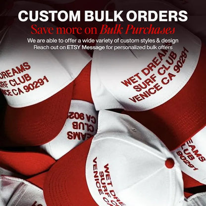 Custom Embroidered Stripe Trucker Hat, Two-Tone Baseball Cap