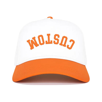 Custom Embroidered Two-Tone Snapback Hat: Personalized Cotton Cap