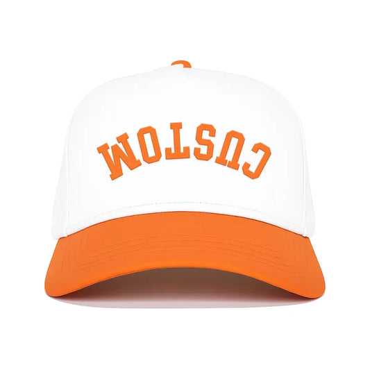 Custom Embroidered Two-Tone Snapback Hat: Personalized Cotton Cap