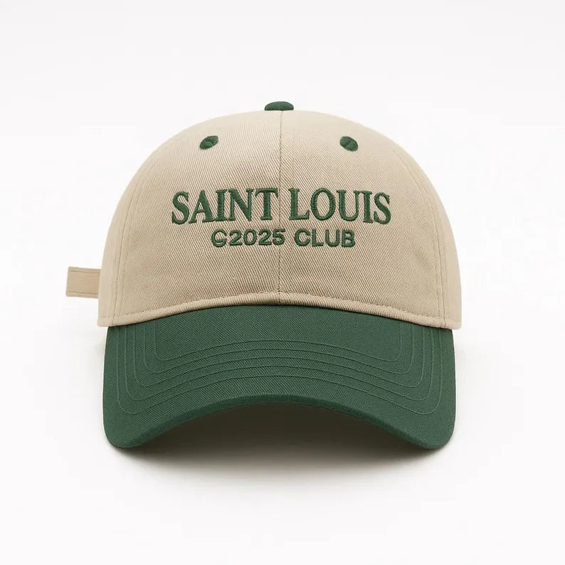 Custom Embroidered Two-Tone Baseball Cap, Personalized Dad hat