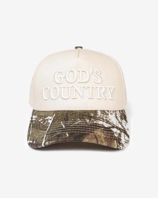 God's Country Embroidered Trucker Hat