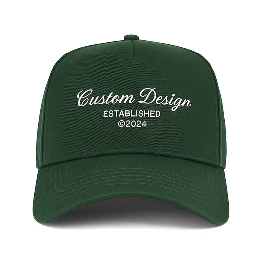 Custom Embroidered Text Solid color Hat: Personalized Baseball Cap, Vintage snapback hat
