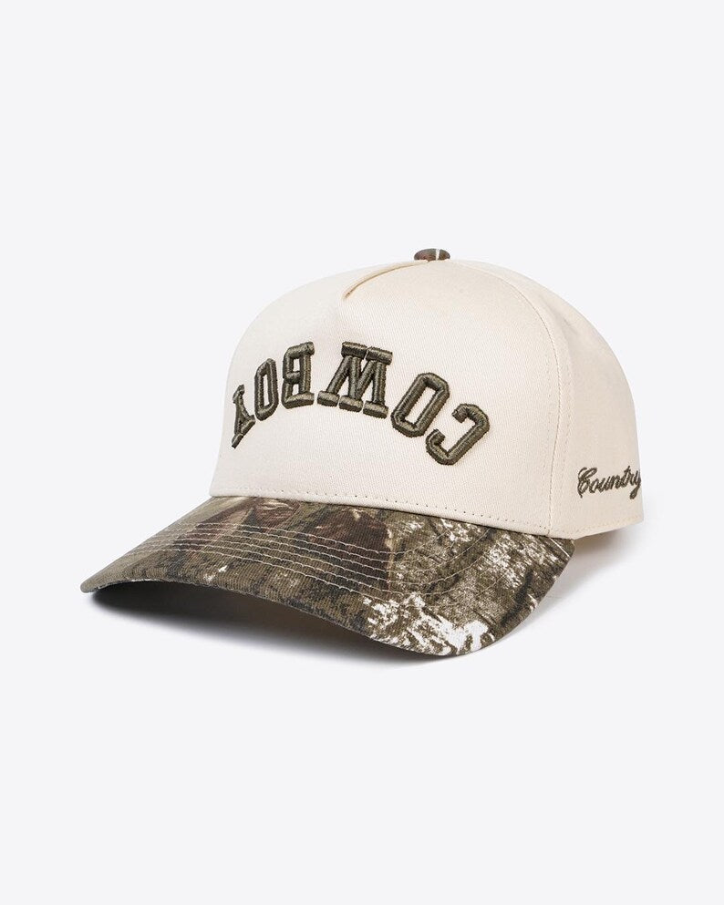 COWBOY Upside Down Trucker Hat