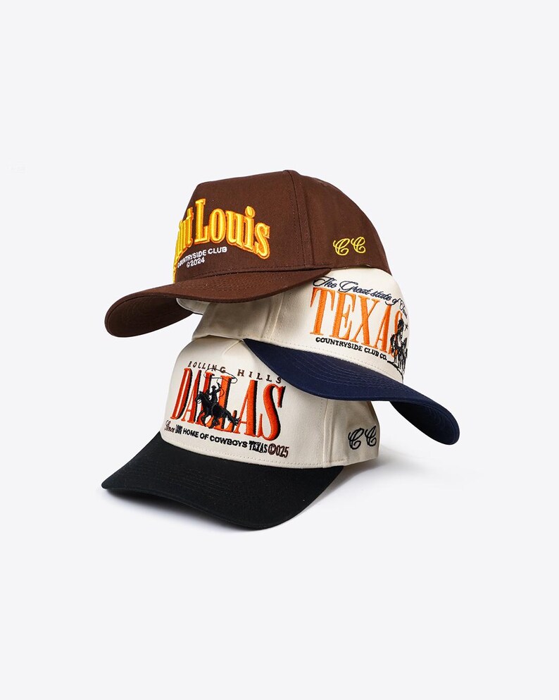 Texas Wild Horses Embroidered Trucker Hat