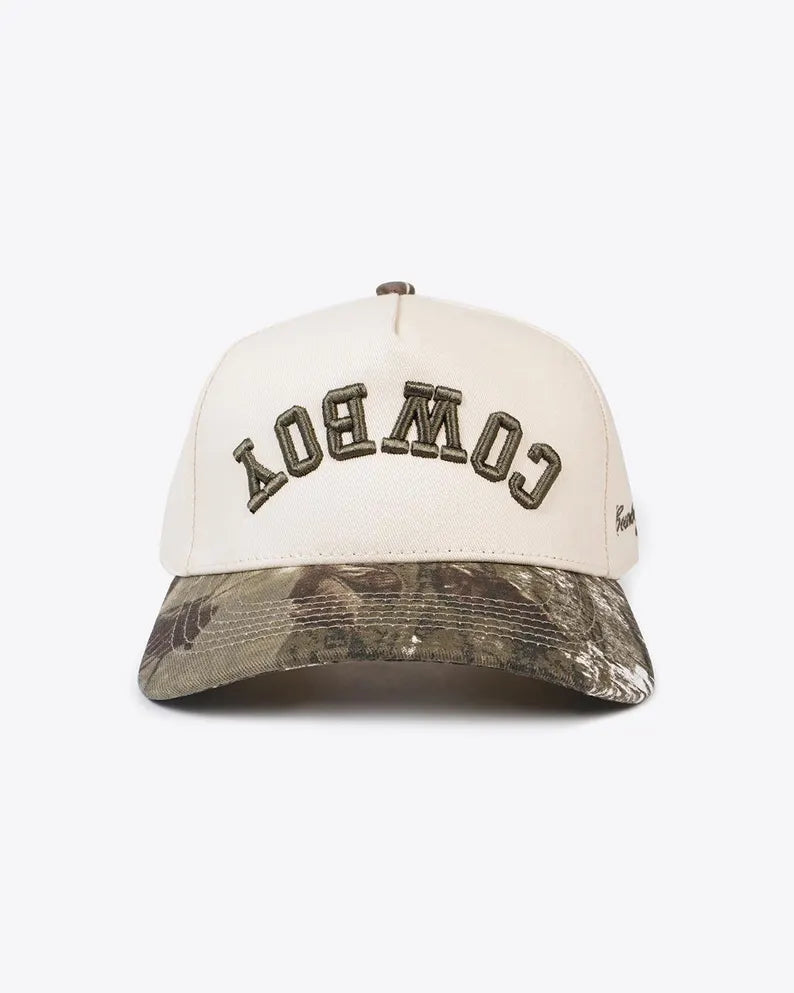 COWBOY Upside Down Trucker Hat
