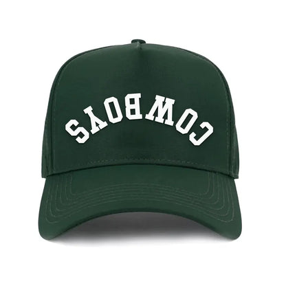 Custom Camo Hat: Embroidered Varsity Font Snapback