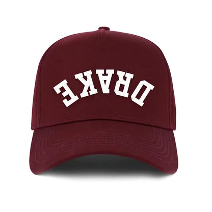 Custom Embroidered solid color Trucker Hat: Personalized Varsity Font solid snapback Cap