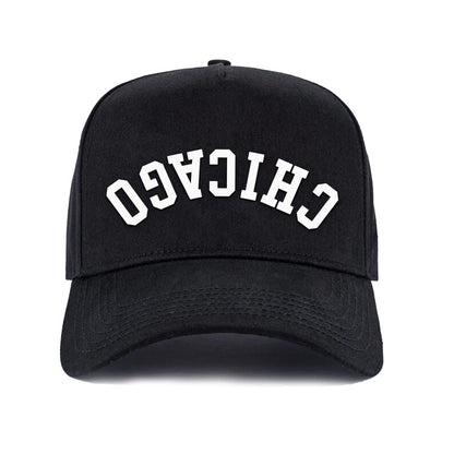 Custom Camo Hat: Embroidered Varsity Font Snapback