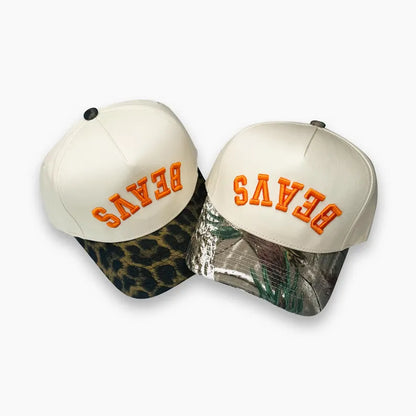 Custom Embroidered Two-Tone Snapback Hat: Personalized Cotton Cap