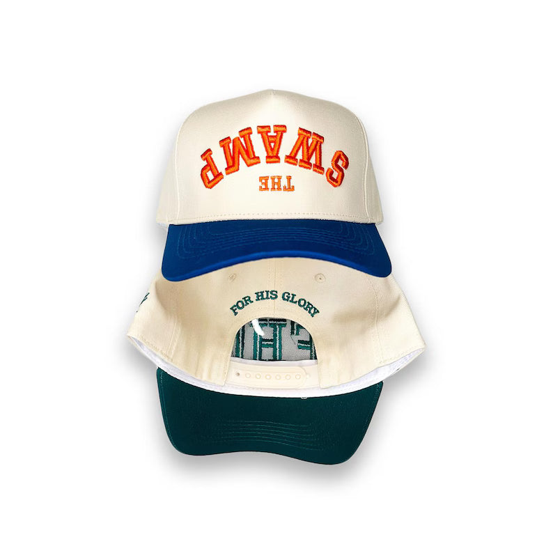 Custom Embroidered Camo Snapback Hat: Personalized Text