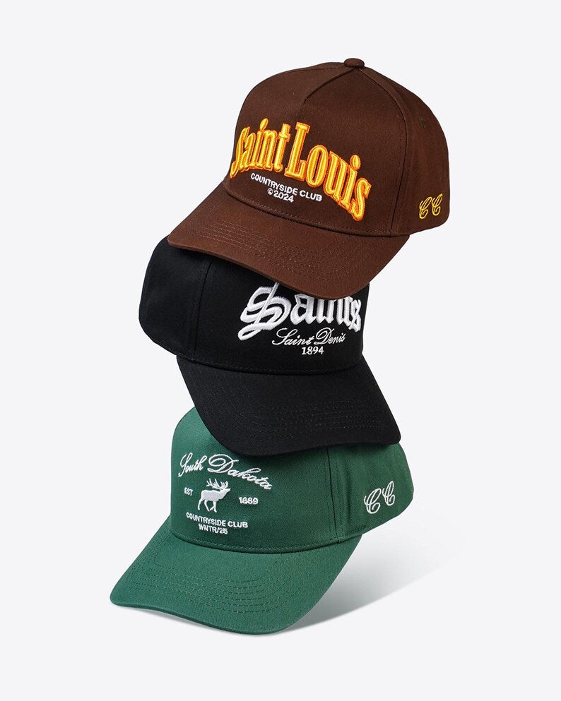 Custom Embroidered solid color snapback Hat