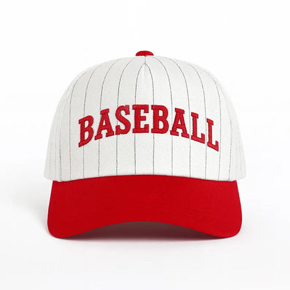 Custom Embroidered Stripe Trucker Hat, Two-Tone Baseball Cap