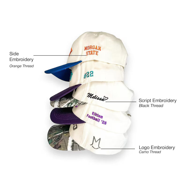 Custom Embroidered Snapback Cap, Two-Tone Leopard Trucker hat
