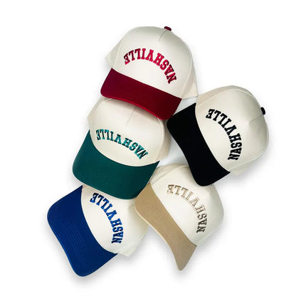 Custom Embroidered Two-Tone Snapback Cap: Personalized Cotton Hat