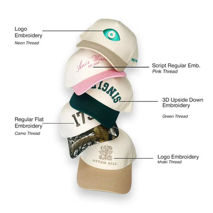 Custom Embroidered Two-Tone Snapback Hat: Personalized Text/Logo Gift a custom cap