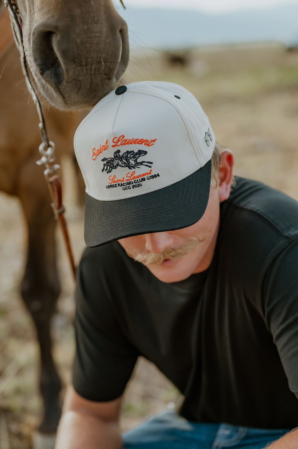 Vintage Horse Racing Club Trucker Hat