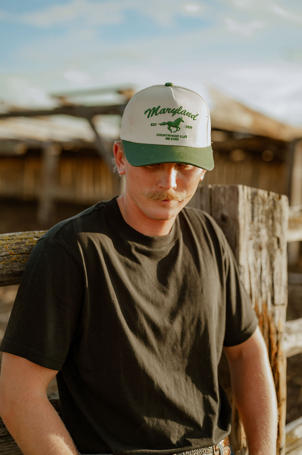 Maryland Horse Country Embroidered Trucker Hat