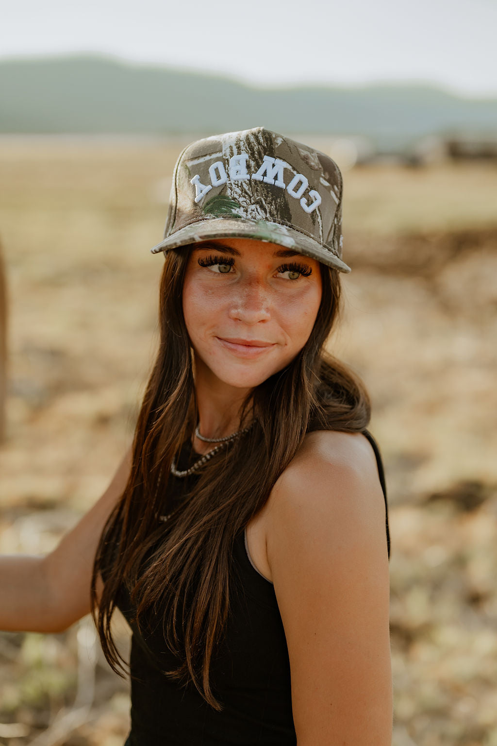 COWBOY Upside Down Trucker Hat