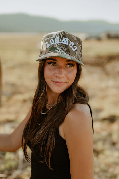 COWBOY Upside Down Trucker Hat
