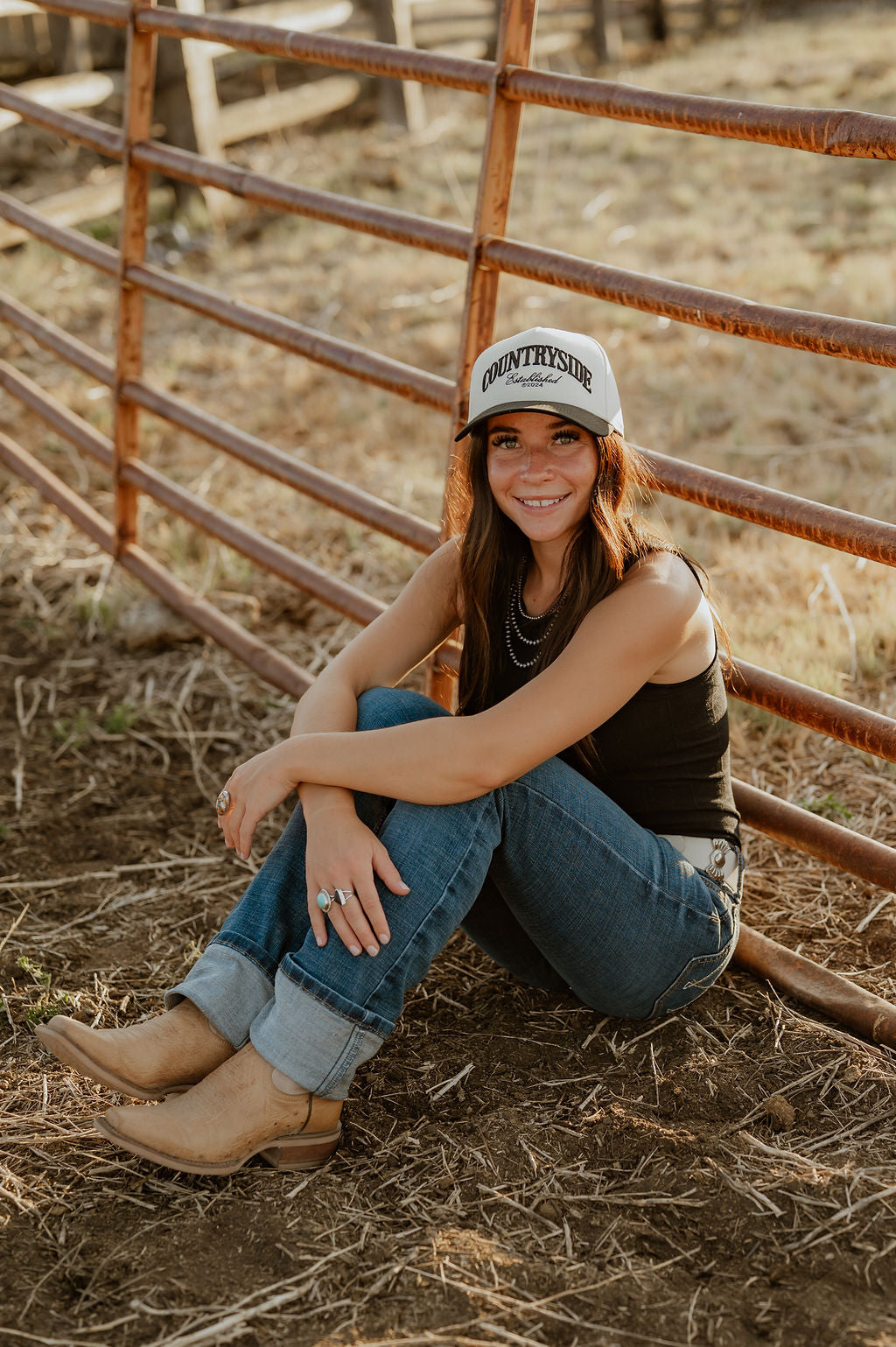 Countryside Embroidered Trucker Hat