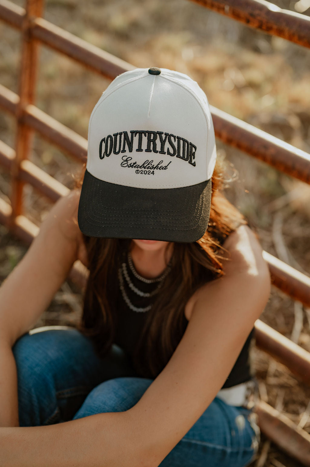 Countryside Embroidered Trucker Hat