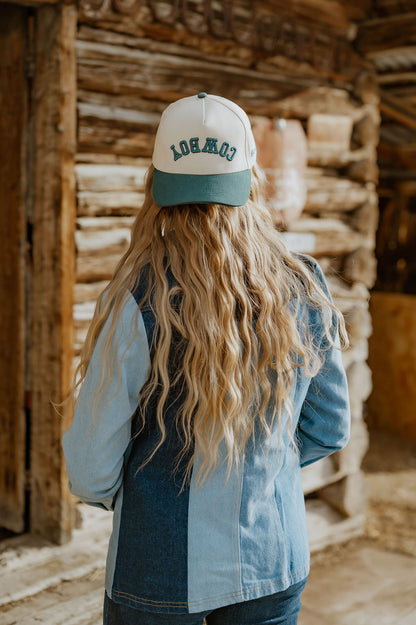 COWBOY Upside Down Trucker Hat