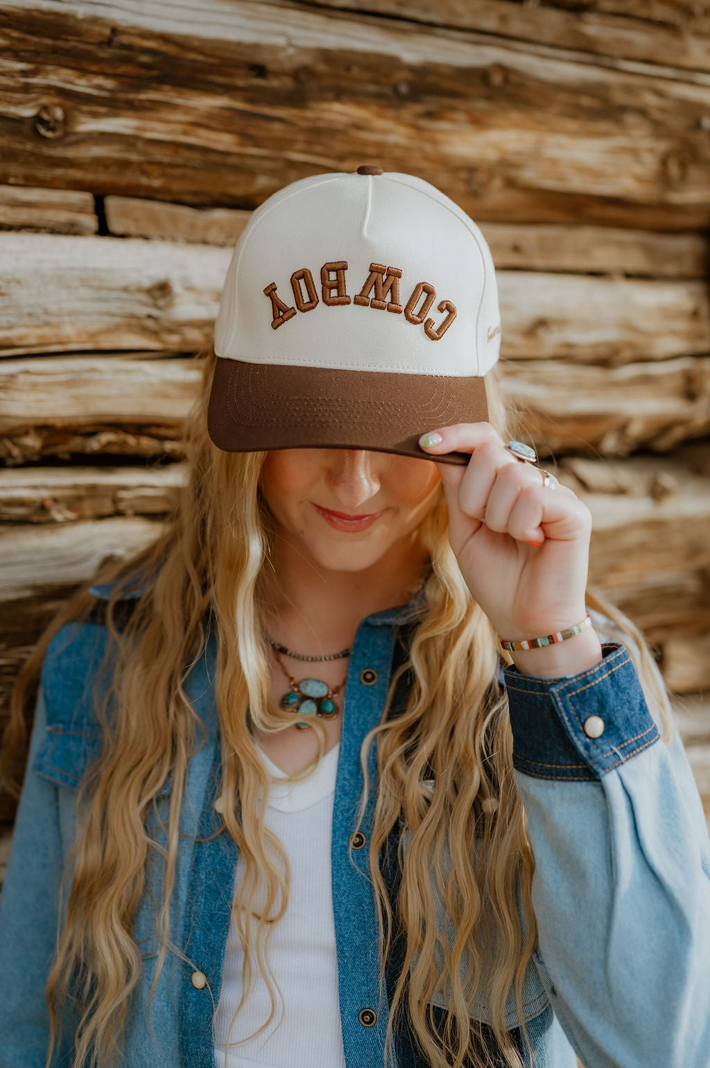 COWBOY Upside Down Trucker Hat