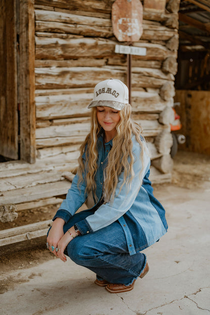 COWBOY Upside Down Trucker Hat