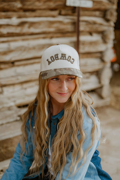COWBOY Upside Down Trucker Hat