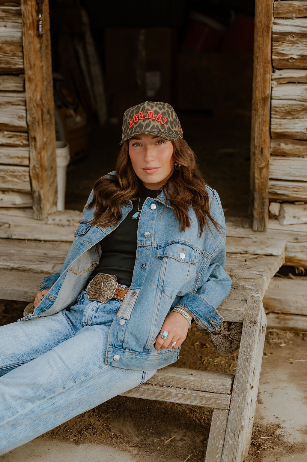 COWBOY Upside Down Trucker Hat