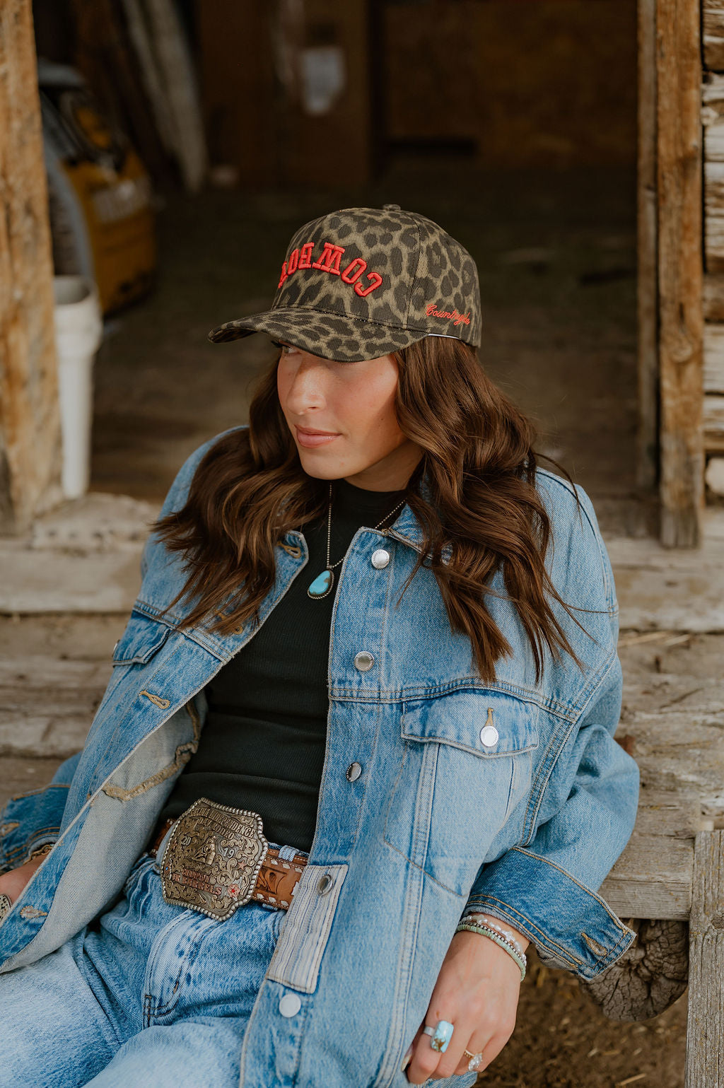 COWBOY Upside Down Trucker Hat