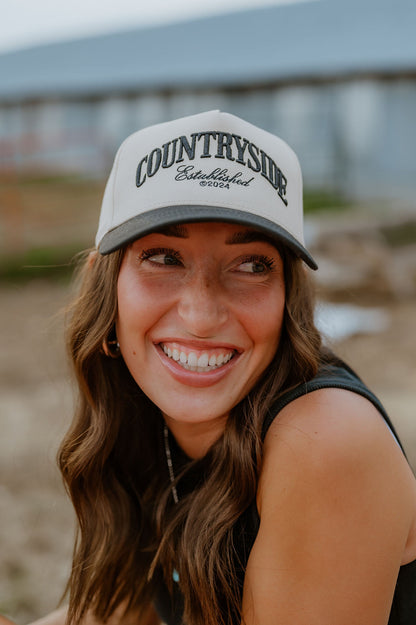 Countryside Embroidered Trucker Hat