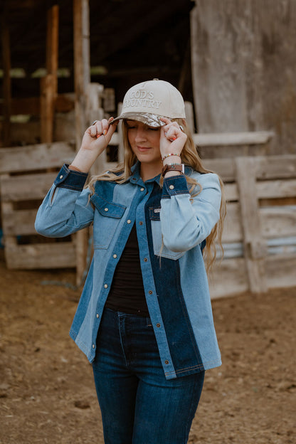 God's Country Embroidered Trucker Hat