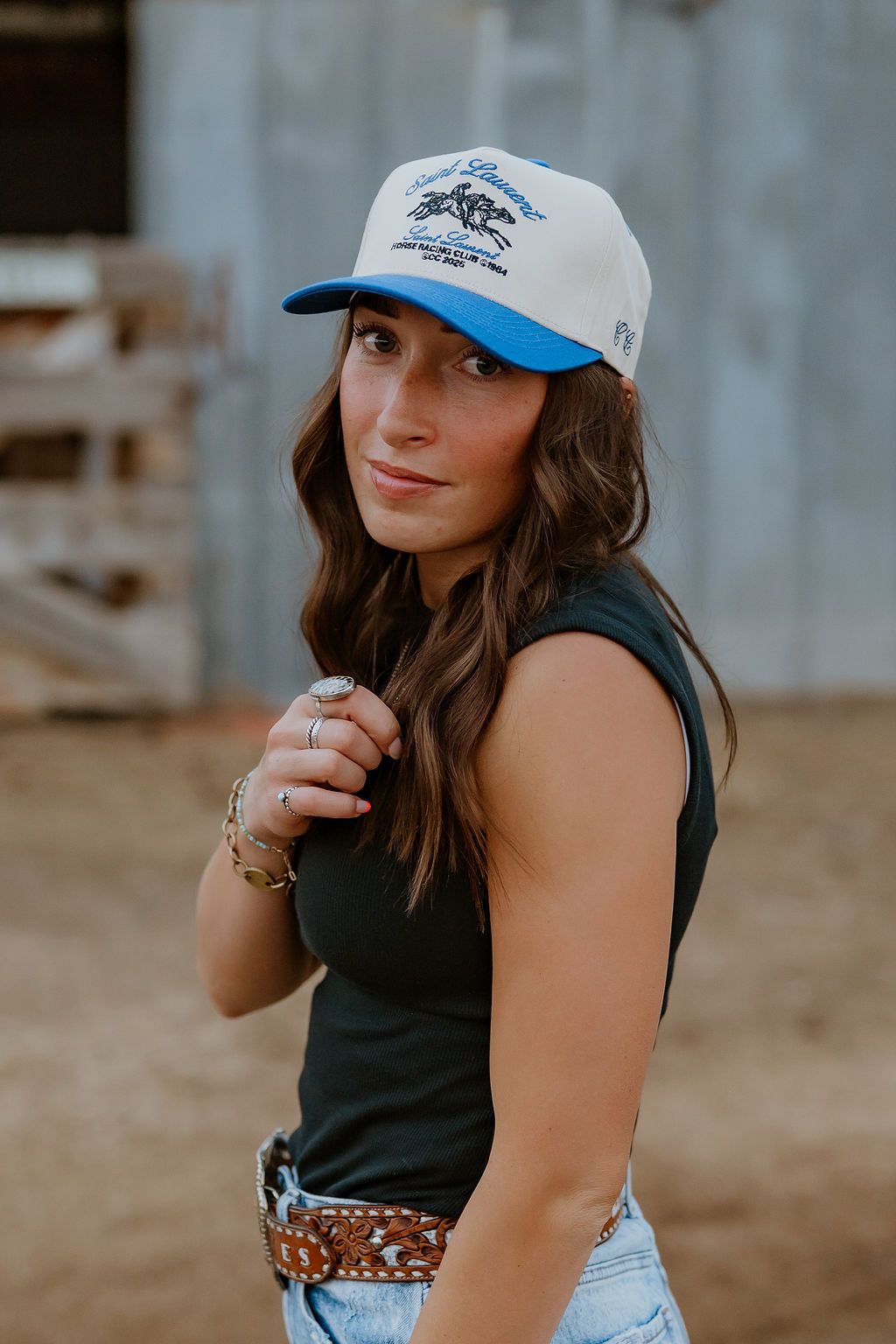 Vintage Horse Racing Club Trucker Hat
