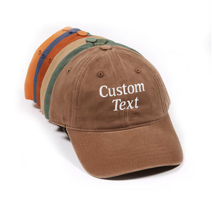 Custom Text Embroidered Hat, Your Text Here, Cool Quote Cap, Vintage Baseball Hat, Custom Trucker Hat, Personalized Gift, Custom Dad Cap