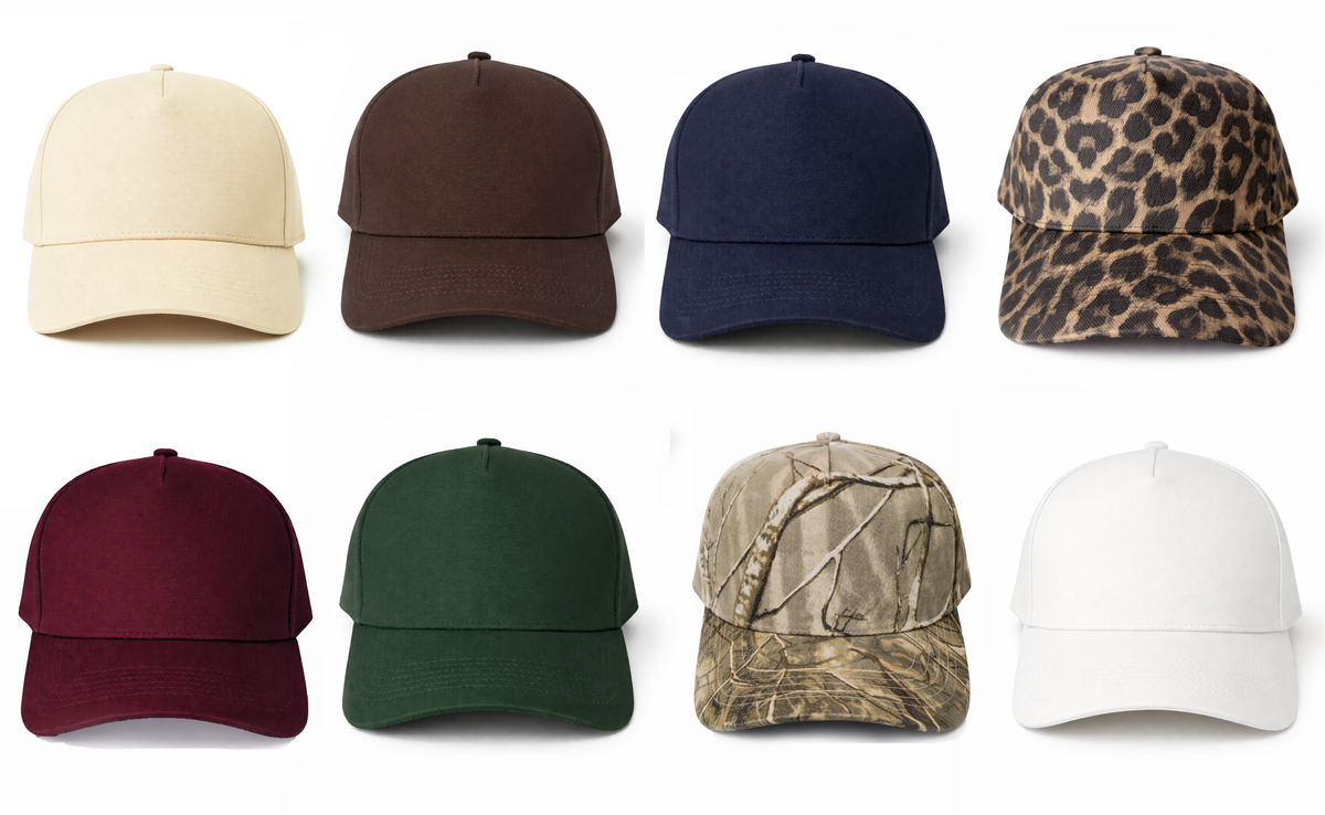 Custom Camo Hat: Embroidered Varsity Font Snapback