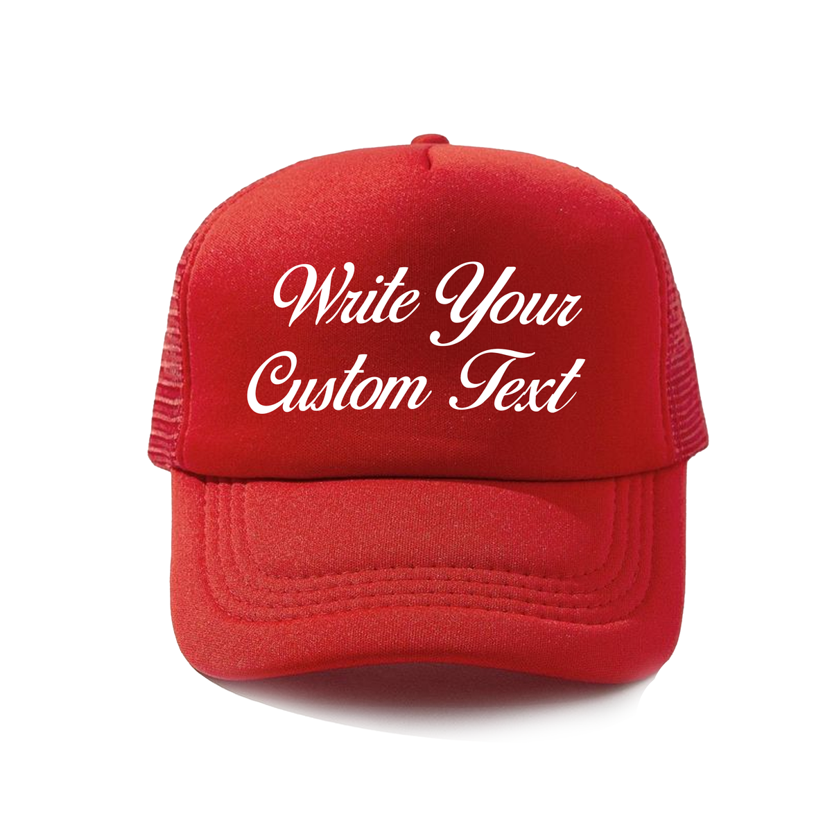 Custom Text Trucker Hat, Personalized Snapback Cap, Bachelorette Merch